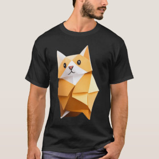 Camiseta Tater Tot Orange Cat - Origami