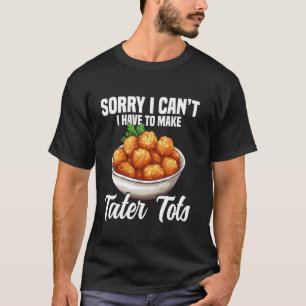 Camiseta Tater Tots Costume Snack Tater Tot Maker Fresco Ta