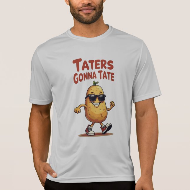 Camiseta Taternizadores vão tate - Atitude de Batata Engraç (Frente)