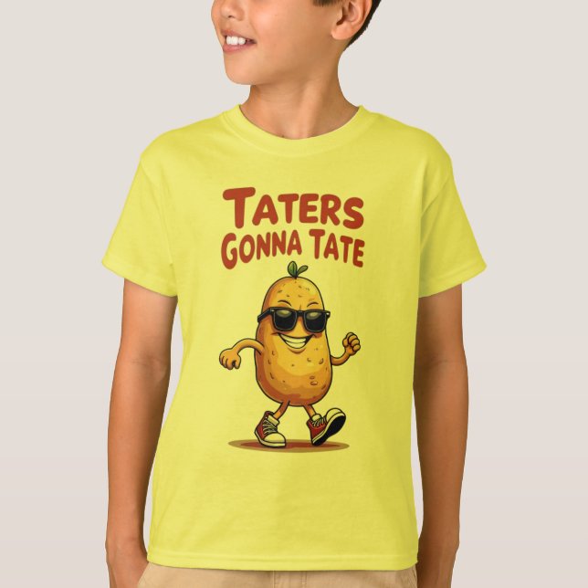 Camiseta Taternizadores vão tate - Atitude de Batata Engraç (Frente)