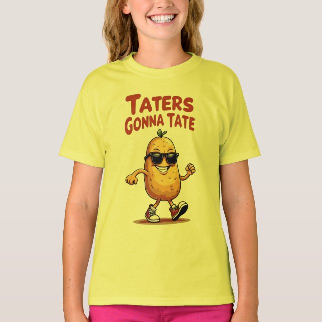 Camiseta Taternizadores vão tate - Atitude de Batata Engraç (Frente)