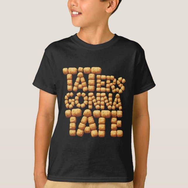 Camiseta Taternizadores vão tatir batata frita engraçada, t (Frente)