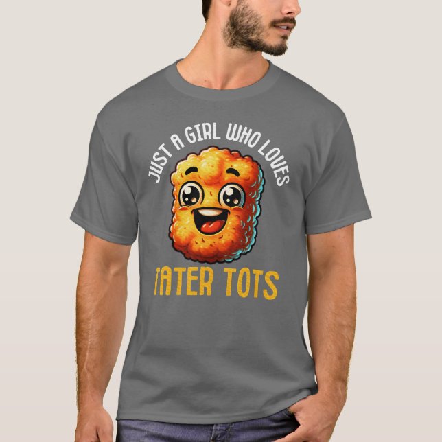 Camiseta Taterot Lover Food Jokes Potato Nugget Foodie gift (Frente)