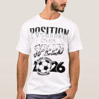 Camiseta Tática de Futebol Posição Sobre Velocidad