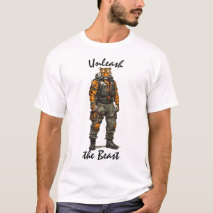 Camiseta Tática Libere o Tigre Bestial
