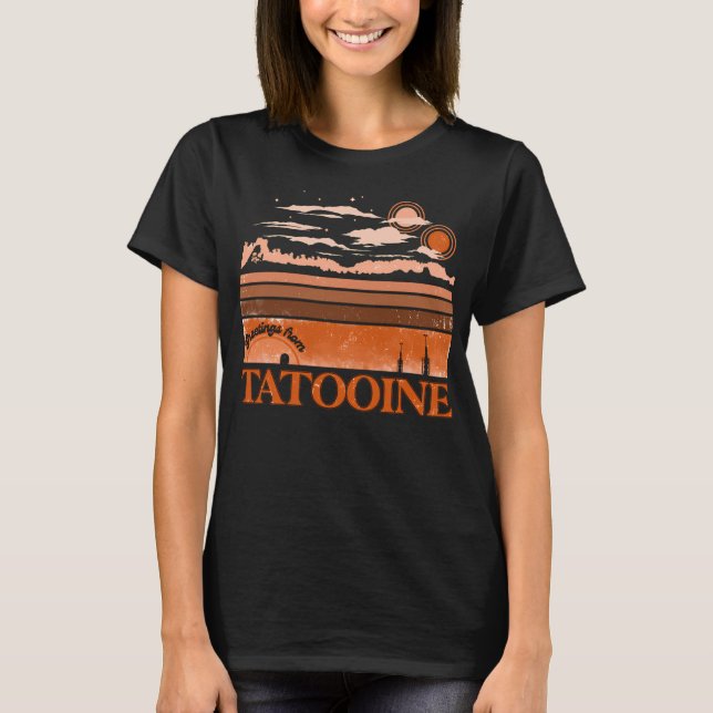 Camiseta Tatooine Greetings (Frente)