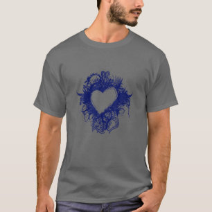 Camiseta Tatto Heart Tribal Grafite