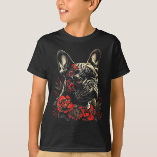 Camiseta Tattoo Art French Buldogue Japonês Buldogue Francê