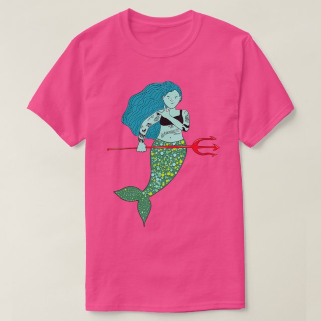 Camiseta Tattoo sermaid 1 (Frente do Design)