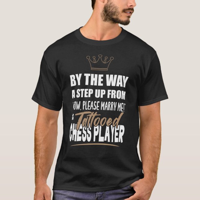 Camiseta Tattooooon Chess Player é o último recurso (Frente)