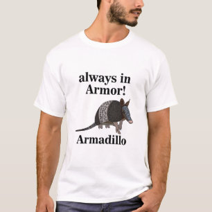 Camiseta Tatu Animal Engraçado 