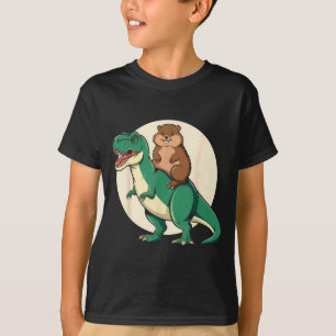 Camiseta Tatu Dinosaur T-rex Engraçado Humor Animal Terra