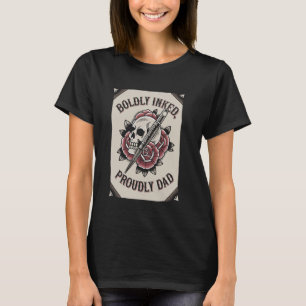 Camiseta Tatuador Pai Tatuou Armas Arte De Tatuagem Tinta