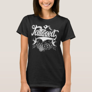 Camiseta Tatuador Tatuado Pela Vida