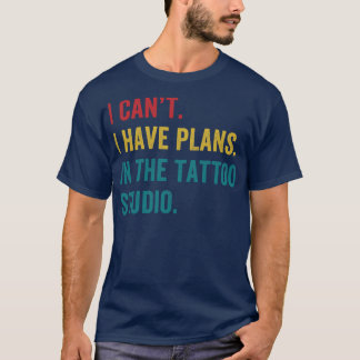 Camiseta Tatuador Tatuador Tatuador Planos de Tatuagem no T