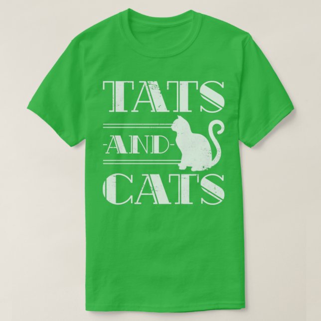 Camiseta Tatuagem A Ti E Gatos (Frente do Design)