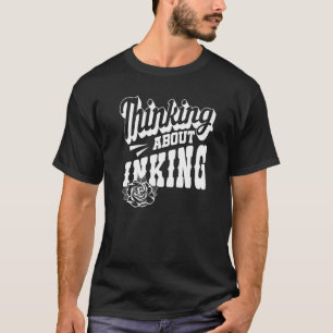 Camiseta Tatuagem Artista Pensando Em Tinta 3