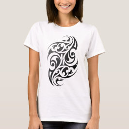 Camiseta Tatuagem Autêntica Tradicional Maori. Nova Zelândi