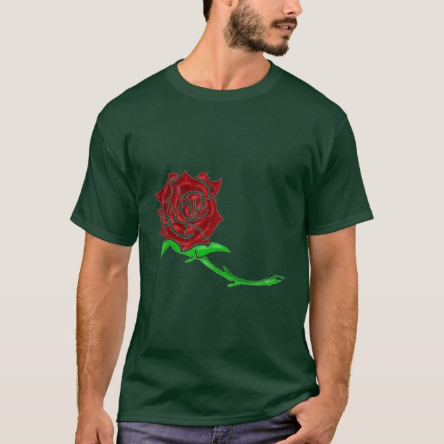 Camiseta Tatuagem cor-de-rosa (Frente)