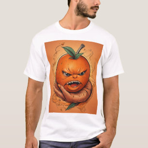 Camiseta Tatuagem de amor espremida em movimento