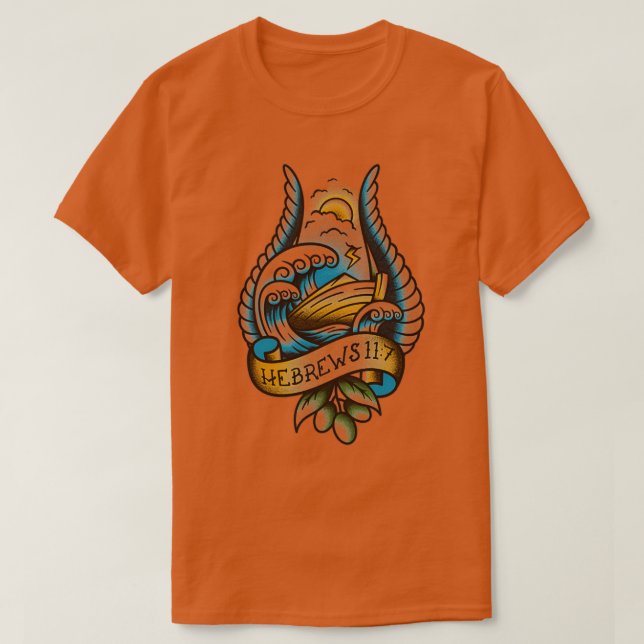 Camiseta Tatuagem de Ark Noahs (Frente do Design)
