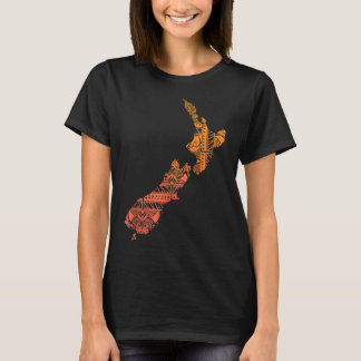 Camiseta Tatuagem de Cultura Nova Zelândia Polinésia Tribal