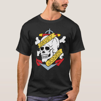 Camiseta Tatuagem de Davey Jones