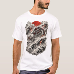 Camiseta Tatuagem de Dragão Japonês – Irezu Tradic
