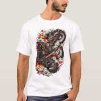 Camiseta Tatuagem de Dragão Japonês | Irezumi Samu