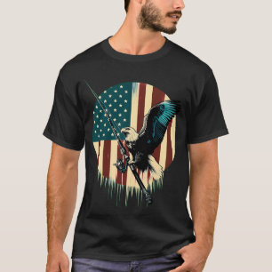 Camiseta Tatuagem de isca de pesca