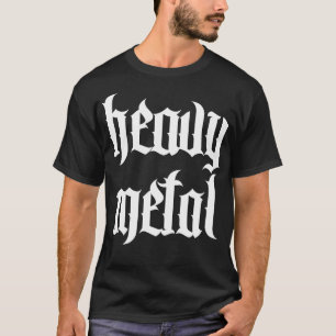 Camiseta tatuagem de metais pesados 2