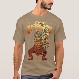 Camiseta Tatuagem de Muay Thai O Rei Macaco