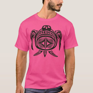 Camiseta tatuagem de tartaruga abstrato Triblend