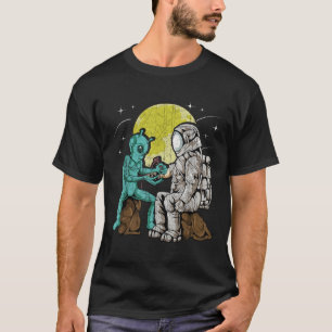 Camiseta Tatuagem de tatuagem de alienígena do astronauta