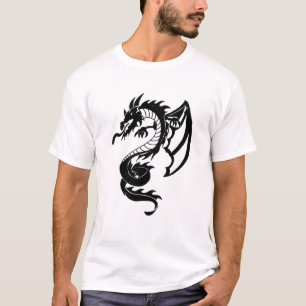 Camiseta Tatuagem do Dragão Tribal