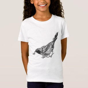 Camiseta Tatuagem do pássaro