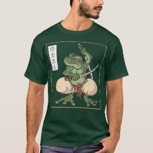 Camiseta Tatuagem do Sapo Samurai japonês