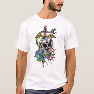 Camiseta Tatuagem do Skull & Dagger