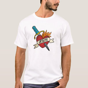 Camiseta Tatuagem em execução