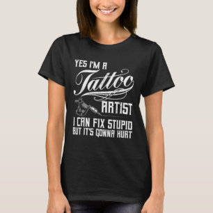 Camiseta Tatuagem Engraçada Arte Para Homens Mulheres Tatua