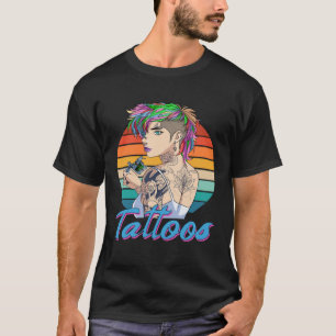 Camiseta Tatuagem Engraçada Rapariga Tatuadora Feminina Tat