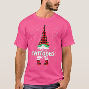 Camiseta Tatuagem Gnomo Buffalo Xadrez Correspondente Natal