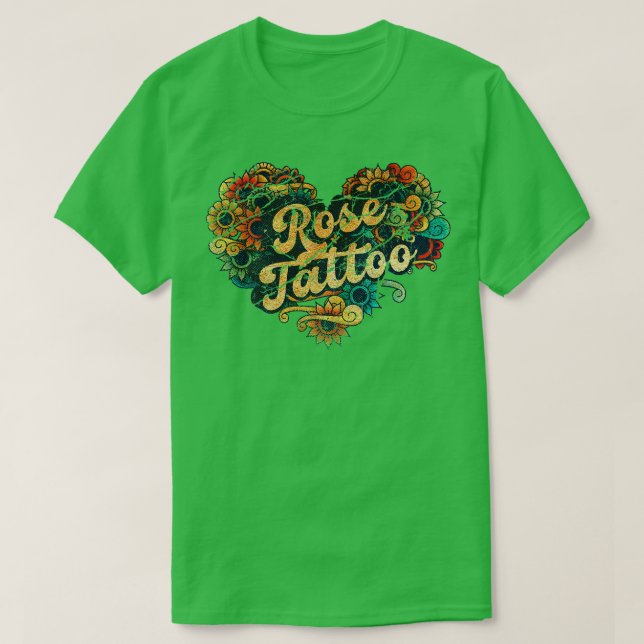 Camiseta Tatuagem rosa (Frente do Design)