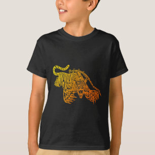 Camiseta Tatuagem Sak Yant Muay Thai Brave Tiger Kickboxing