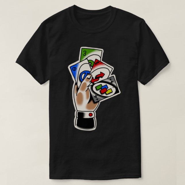 Camiseta Tatuagem tradicional da Uno Card (Frente do Design)
