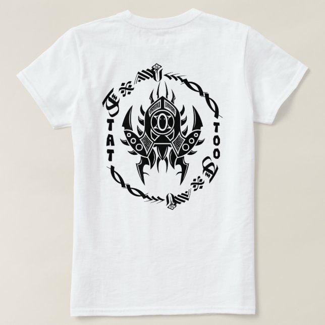 Camiseta Tatuagem Tribal (Verso do Design)