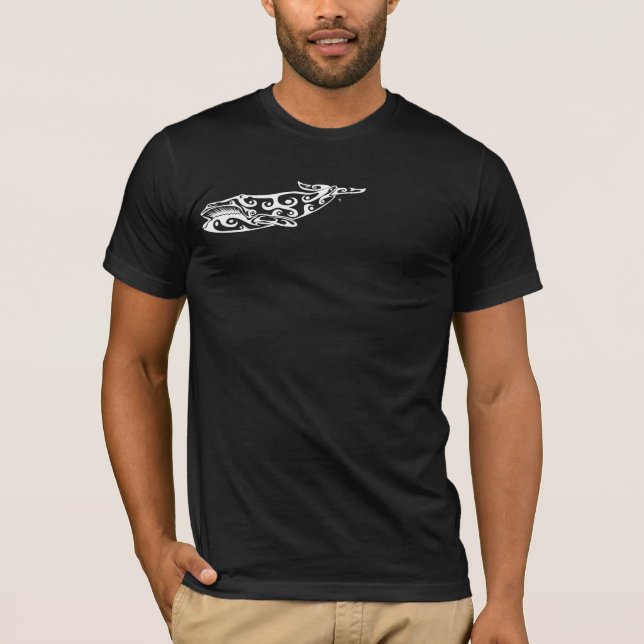 Camiseta Tatuagem tribal 4 da baleia (Frente)