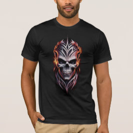 Camiseta Tatuagem Tribal de Fantasia Escura Vibrante - Desi