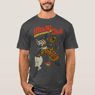 Camiseta Tatuagem Vintage Sak Yant Muay Thai Tha Arte dos O