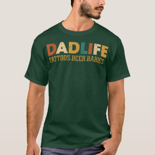 Camiseta Tatuagens Beer Beer Babs Pai Dia de os pais de vid
